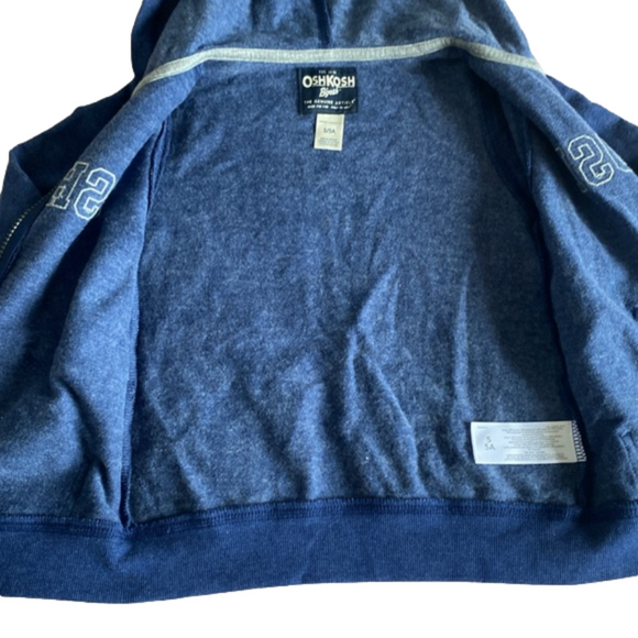 Oshkosh Bgosh Hoodie Size 5 PRICE FIRM 💥 - Picture 5 of 7